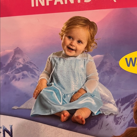 Disney Frozen Elsa Infant Costume- size 12-18 months - Picture 2 of 5